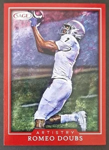 2022 SAGE Low Series - Artistry Romeo Doubs #ART-RD Red (RC) - Picture 1 of 2