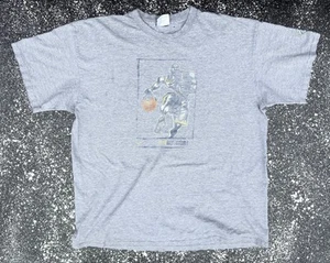 Vintage 90s Nike Basketball White Tag T-Shirt Faded Size XL Gray Swoosh - Picture 1 of 7