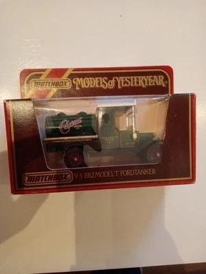 MODELOS MATCHBOX DE ANTAÑO Y3-4 1912 FORD MODELO T CISTERNA CASTROL EDICIÓN 2 Foto 1 de 4