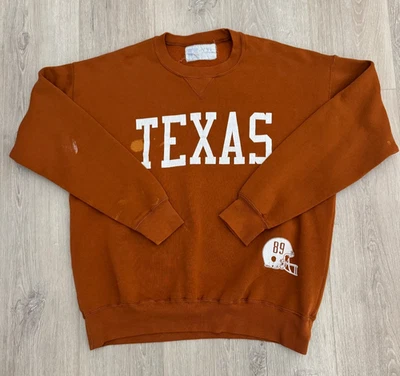 Винтажная спортивная толстовка 90-х Texas Longhorns Player Issue Russell XXL США UT - Изображение 1 из 4