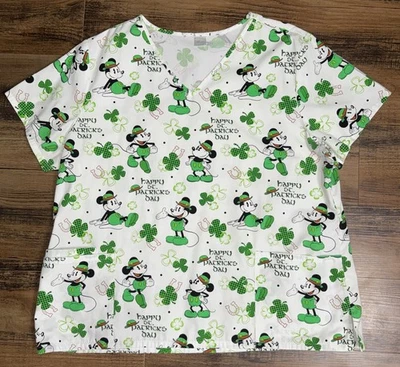 Exfoliante para mujer Disney Mickey Mouse Día de San Patricio talla 2XL -st. Patrick’s Day Foto 1 de 4
