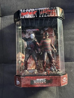 McFarlane Movie Maniacs Jason Voorhees Freddy Kruger 2 Pack Special Edition  - Image 1 of 2