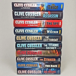 Clive Cussler Hardcover Lot Isaac Bell Abenteuer 10 Bücher (ein signiertes Exemplar) - Bild 1 von 24