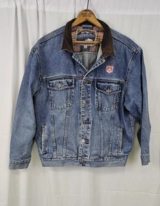Giacca da lavoro vintage invecchiata Dunbrooke Dodge Ram uomo XL denim - Foto 1 di 14