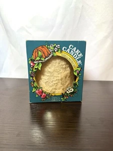 Vintage Lumi-Lite Vanilla Pound Cake Pillar Candle NIB - Picture 1 of 3