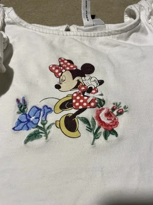 Camiseta bordada Disney X Janie y Jack Minnie Mouse niñas talla 6 Foto 1 de 4