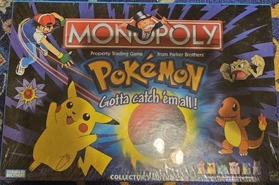 Juego de mesa completo Pokemon Monopoly 1999 vintage edición coleccionista con manual Foto 1 de 2