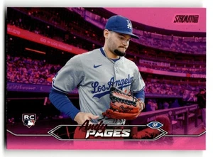 2024 Stadium Club Andy Pages #59 Pink Foil Los Angeles Dodgers - Picture 1 of 2