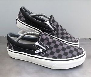 Vans Women's Checkerboard Slip on Trainers Size UK 6 Off the Wall 