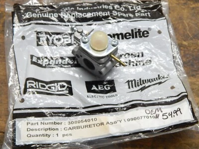 Ryobi OEM Carburetor Assembly 308054010 - Image 1 of 4
