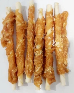 Chicken twist stick Dog Treat 15cm Free Post - Picture 1 of 1