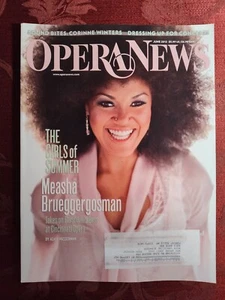 Rare METROPOLITAN OPERA NEWS Magazine June 2012 Measha Brueggergosman - Picture 1 of 1