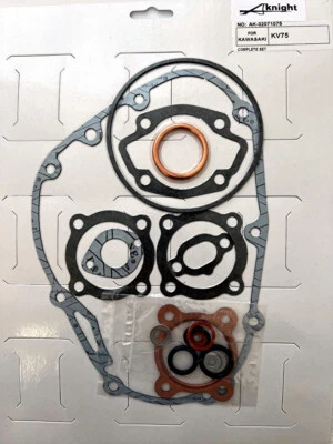 KAWASAKI MT1 KV75 COMPLETE ENGINE GASKET SET  14046-123  ALL YEARS - Image 1 of 4