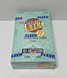 1992-93 Fleer Ultra Series 2 Basketball Factory Sealed Box 36 Packs - Picture 1 of 3