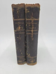 Vol 1 & 2 Journal De Marie Bashkirtseff 2nd Edition 1888 in French 2 Volumes - Picture 1 of 9