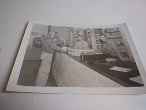 Q4 1950s Photo Inside General Store 7"x5" Names on Back Kansas Ave Olathe - Picture 1 of 4