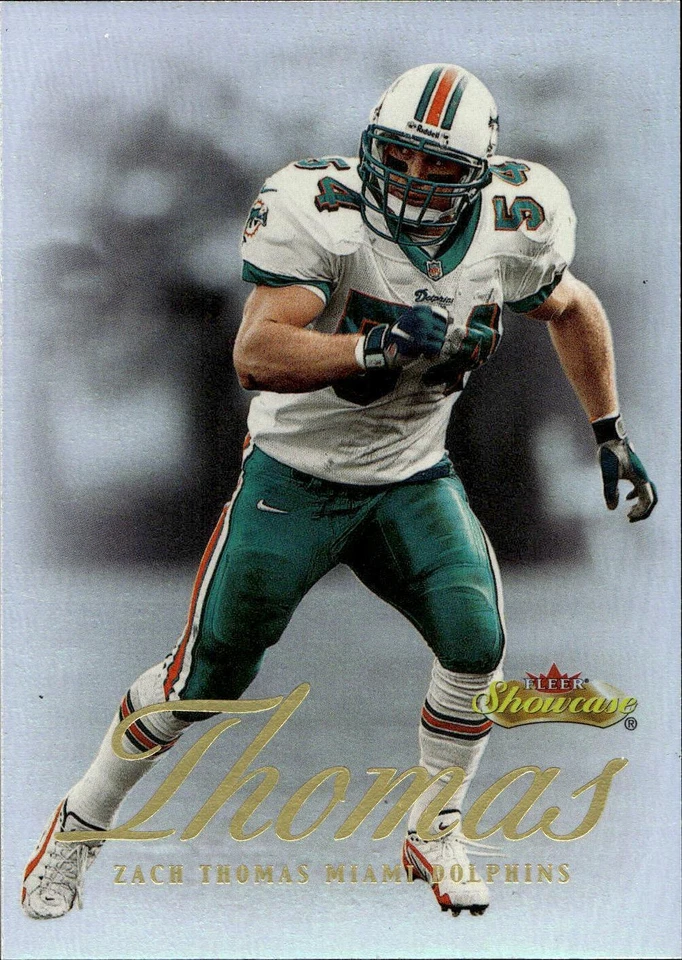 2000 Fleer Showcase #90 Zach Thomas - Image 1 of 2