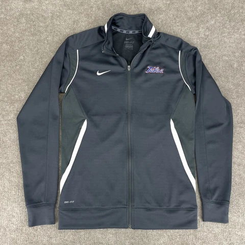 Nike Tulsa Golden Hurricanes Womens M Tall Long Team Enforcer Jacket Basketball Cover