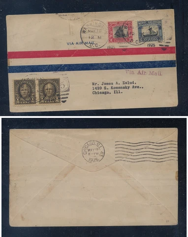 US  620-21  first  day  cover   1925 Cover