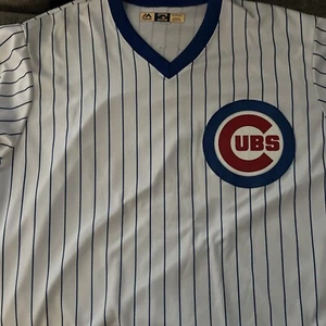 Ernie Banks Chicago Cubs Majestic Cool Base Cooperstown Collection Size 3Xl - Picture 1 of 5