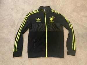 Adidas Originals Miami Heat NBA Track Jacket Sz S Full Zip - Picture 1 of 6