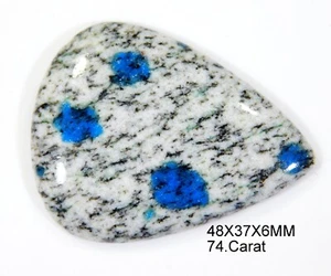 PRECIOSA PIEDRA PRECIOSA NATURAL K2 JASPE PERA CABUJÓN 48x37x6 mm 74.CT CD=090 - Imagen 1 de 5