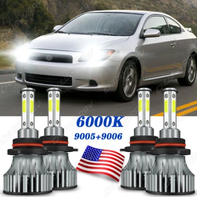 Para For Scion tC 2005-2010 2011 2012 2013 Bombilla de Faro LED Luz alta / baja Foto 1 de 4