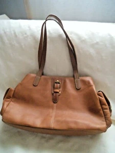 APOSTROPHE TAN MEDIUM SATCHEL HANDBAG FAUX LEATHER  ~ NWOT - Bild 1 von 3