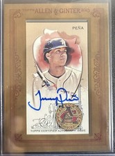2023 Topps Allen & Ginter JEREMY PENA Framed Mini Autograph! Astros