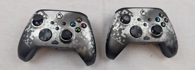 批量 2 件 PDP Rematch 有线控制器 Xbox One X|S WIN Glitch 黑色零件/维修 — 第 1/4 张图片