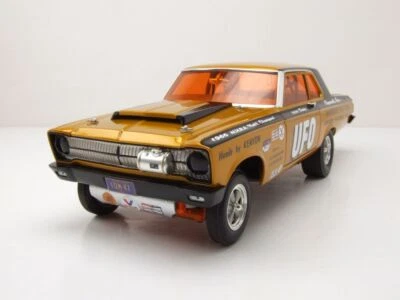 Plymouth AWB UFO 1965 Oro Nero Modellino 1:18 Acme - Immagine 1 di 4
