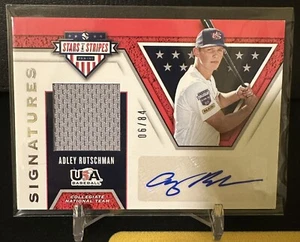 2019 Panini Stars and Stripes Baseball Adley Rutschman Relic Auto 06/84 - Bild 1 von 2