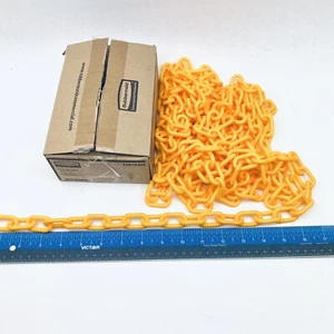 FG618400 RUBBERMAID COMMERCIAL YELLOW SAFE CHAIN 20' (6-2/3 YARDS) - Picture 1 of 4