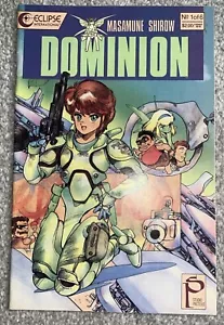 DOMINION 1 Eclipse International Comic Masamune Shirow 1989 Manga - Foto 1 di 11