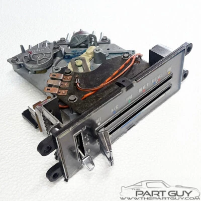 72-73 Buick Riviera A/C Calefacción Control Climatizador LeSabre Electra AC 71 74 PLATA K Foto 1 de 4