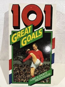 101 Great Goals - VHS 1987 - BBC TV Sports Presentation Soccer Goal 1969-1987 - Picture 1 of 3