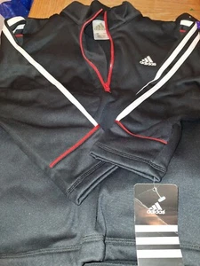 Adidas Quarter Zip Warm Up Jacket NWT, Size 7 - Picture 1 of 5
