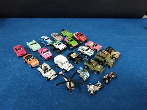 RARE VINTAGE LOT X22 MICRO MACHINES CLASSIC CITY MILITARY MOTORBYKES AND MORE - Picture 1 of 3