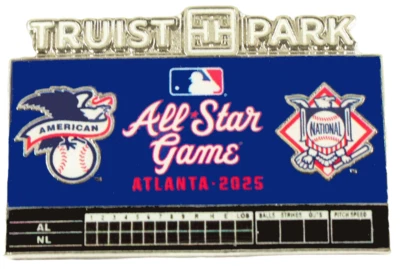2025 MLB All-Star Game Truist Park Scoreboard - Limited 1,000 - 1.5" - Image 1 of 3
