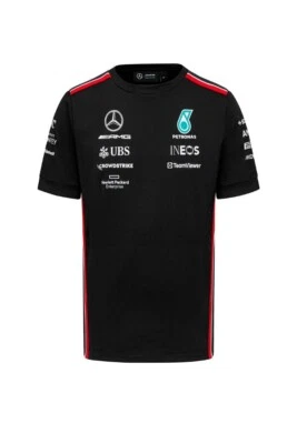 MERCEDES-AMG - Véritable T-shirt Petronas Motorsport Set Up Formule 1 noir S - Photo 1/3