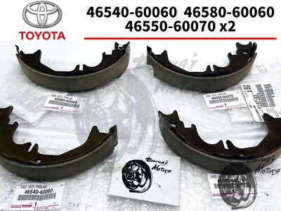 Toyota Genuine FJ Cruiser 4Runner Sequoia Parking Brake Shoe Set OEM New - Image 1 of 4