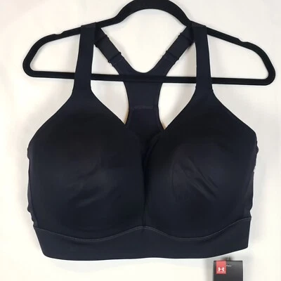 Under Armour Sports Bra 38DD Breathelux Fully Busted Racerback High Impact - Image 1 of 4