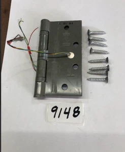 Stanley 5" X 5" Heavy Duty Electrified Grey Hinge CEFBB179 W/Mounting Screws - Picture 1 of 2