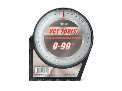 VCT Magnetic Dial Gauge Angle Finder Inclinometer Protractor Pinion Tool