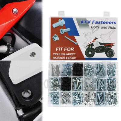 Kit de pernos de sujeción de plástico 330 piezas aptos para POLARIS TRAIL BLAZER 250/330/400 Foto 1 de 4