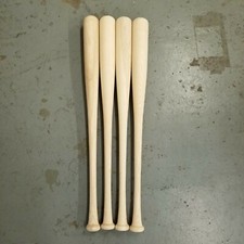 4 34" Baseball Bats Ash Wood Cupped Blem
