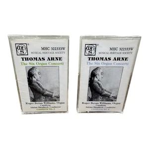 NEW Thomas Arne The Six Organ Concerti 2 Volume Cassettes Roger Bevan Williams - Picture 1 of 4