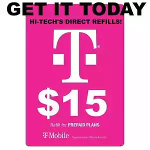 $15 T-MOBILE PREPAID FAST DIRECT ONLINE REFILL 25yr USA TRUSTED DEALER - Picture 1 of 3