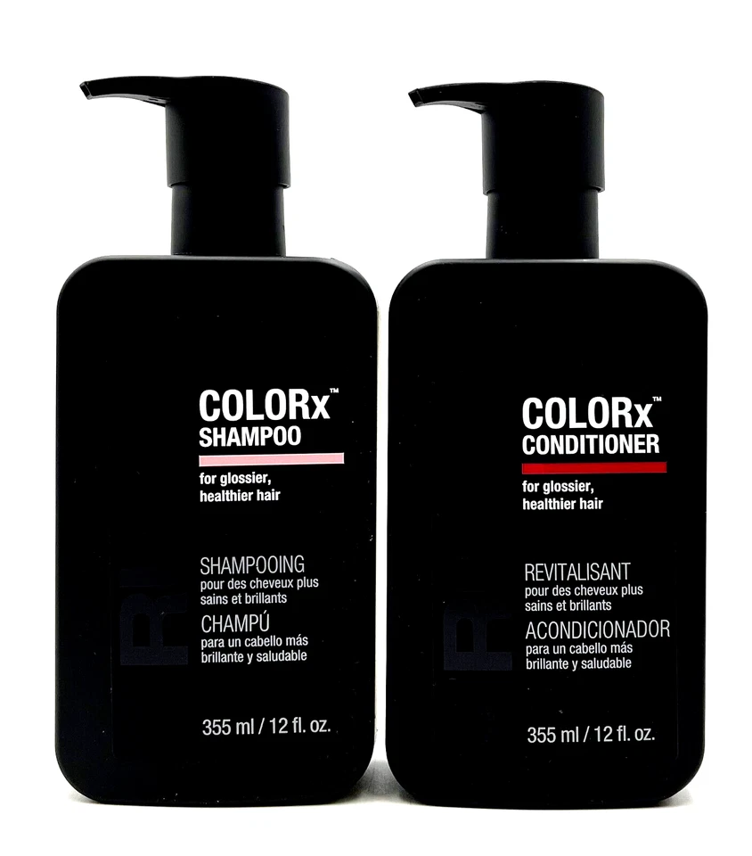 Champú y acondicionador/brillante Rusk COLORx, cabello más saludable 12 oz dúo Foto 1 de 1