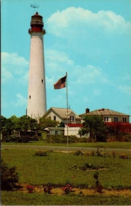 Postkarte Cape May Point New Jersey Leuchtturm Vintage unbesendet - Bild 1 von 2